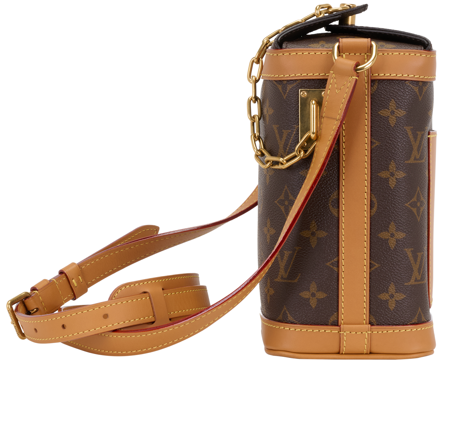 Milk Box, &pound;1,200, Handbags, Brown, Canvas, Bottom view